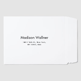 Professional Custom Address Envelope Mailers Desig
