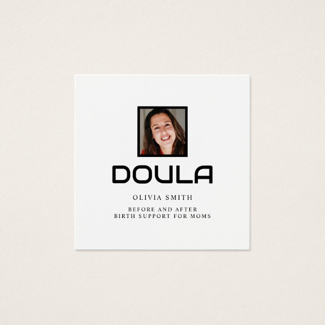 Professional Doula Photo Name Identity Design (Frente)