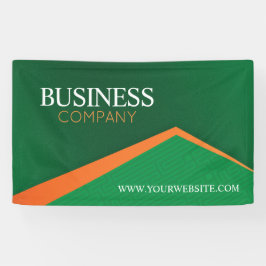 Professional Green with Orange Stripe Business