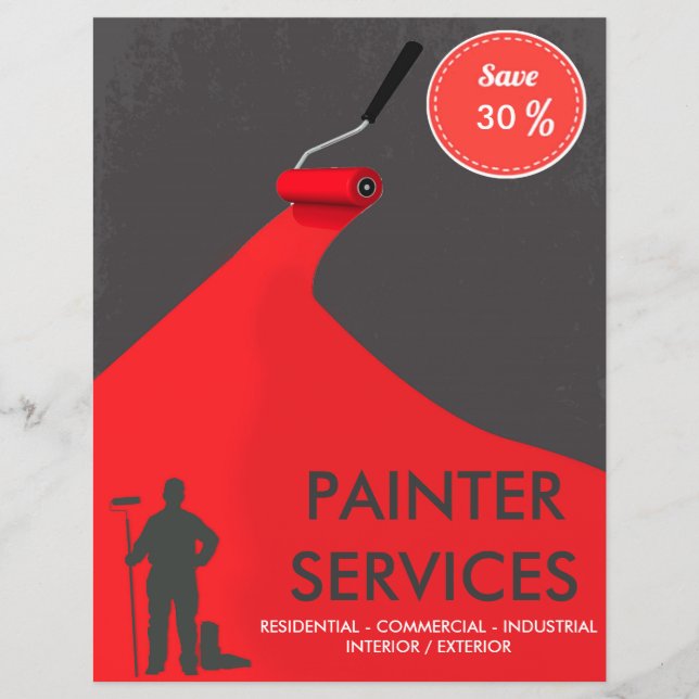 Professional Painter Discount Flyer (Frente)