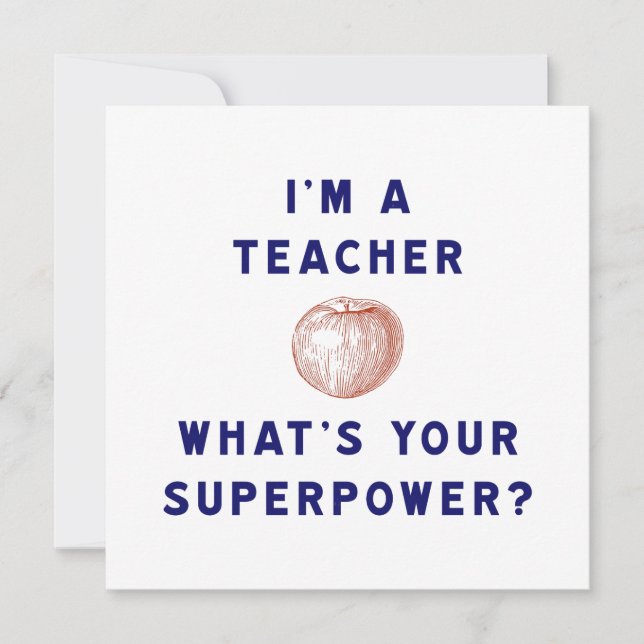 Professor Apple Superpoder Presente Educador (Frente)