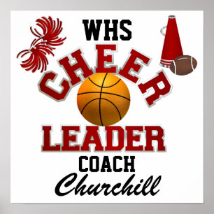 Professor Cheerhead Coach Sign - Door Poster - SR