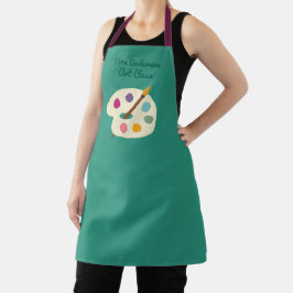 professor de arte de NOME personalizado Apron