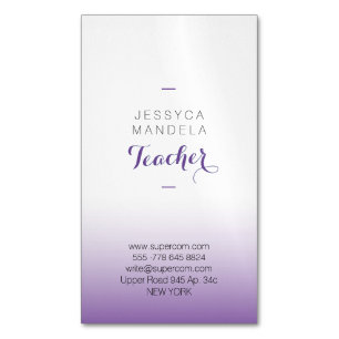 Professor de Cartões de visitas magnéticos