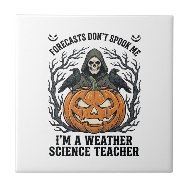 Professor de Clima Halloween Sinistro Ceifador Abó (Frente)