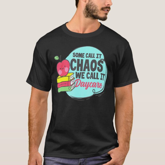 Professor de Creche Camiseta de Creche Para Trabal (Frente)