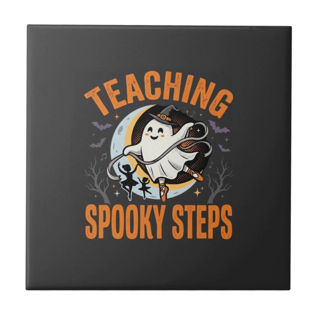 Professor de Dança de Halloween Passos Assustadore (Frente)