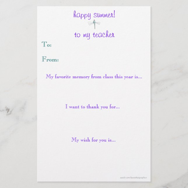 Professor de fim de ano, obrigado nota (Frente)