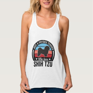 Professor de Física Shih Tzu Camisa Vintage Design