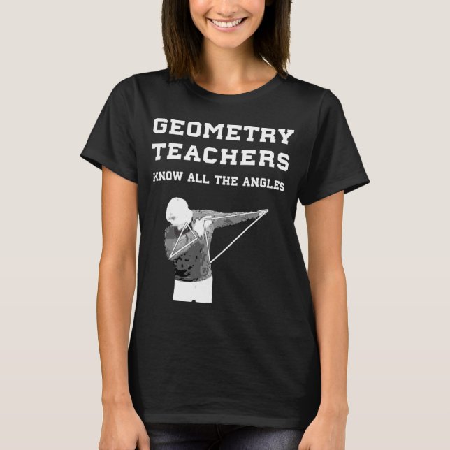 Professor de Geometria de volta às Camisetas do Pr (Frente)