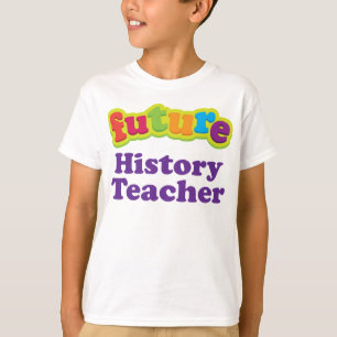 Professor de História (Futuro) Criança Camiseta de