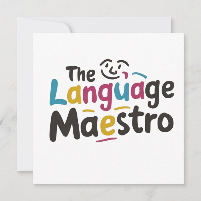 Professor de idiomas apresenta ideias (Frente)