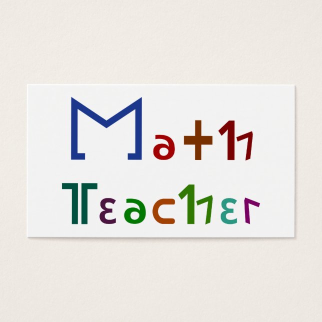 Professor de Matemática (Frente)