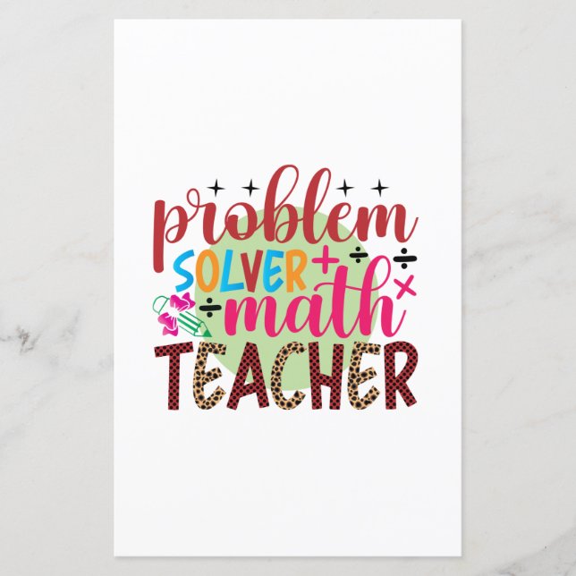 Professor de presentes | Professora de Matemática  (Frente)