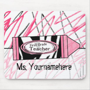 Professor de primeiro grau Mousepad - pastel do