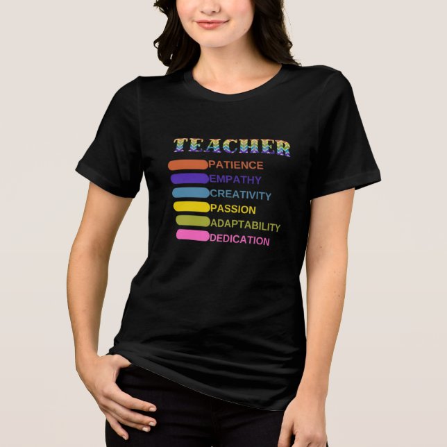 Professor de Superpotência T-Shirt: Capacitando Me (Frente)