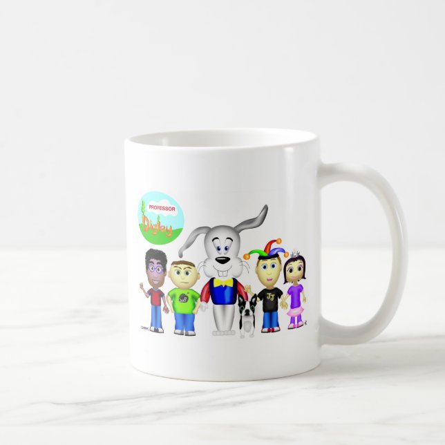 Professor Digley e caneca dos amigos (Direita)