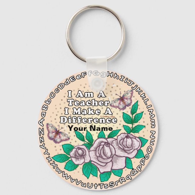 Professor faz chaveiro de diferença (Frente)