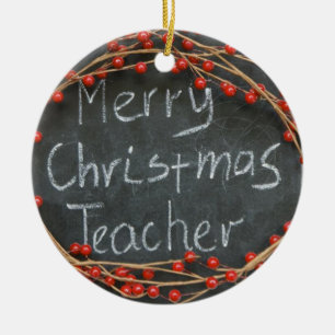 PROFESSOR/FELIZ NATAL NO OUTRO LADO ENFEITE DE CE