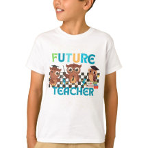 Professor Futuro De Volta Às Camisetas Escolares