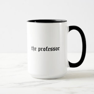 Professor legal, caneca nervosa do presente