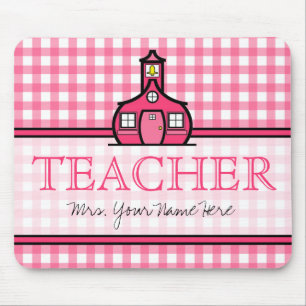 Professor Mousepad - guingão cor-de-rosa