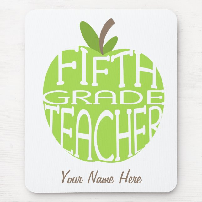 Professor quinto grau Mousepad - Apple verde (Frente)