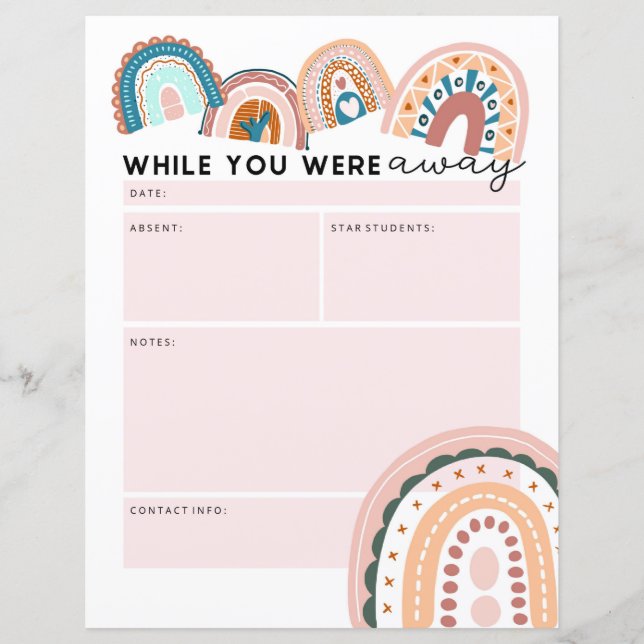 Professor Substituto Arco-Íris Enquanto Você Estav (Frente)