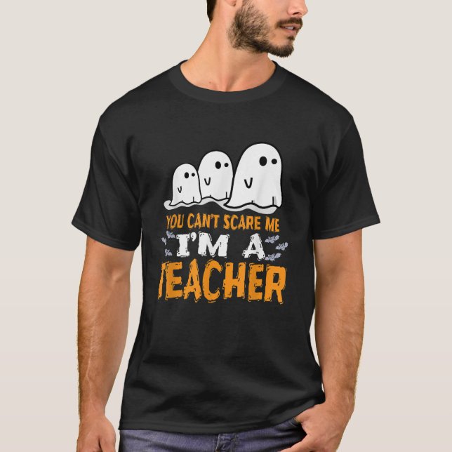 Professora Camisa De Halloween Você Não Pode Me As (Frente)