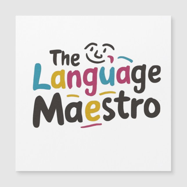 Professora de línguas apresenta ideias (Frente)