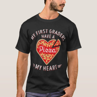 Professora dia de os namorados Camisa Pizza de Pri