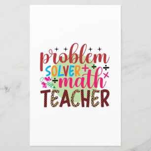 Professora do Problema de Arte Solver Professor de