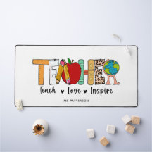 Professora Ensina Amor Personalizado Nome