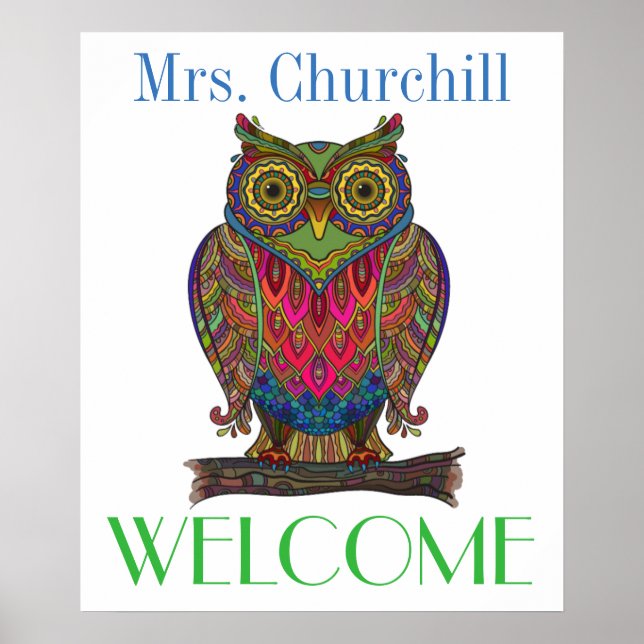 Professora Poster - Eu Amo... : ) (Frente)