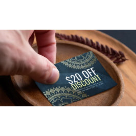 Professora Yoga Dourada Mandala Desconto Cupão Lea