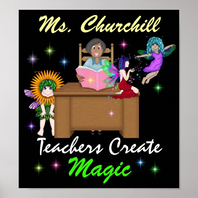 Professores Criam magia - Poster - SRF (Frente)