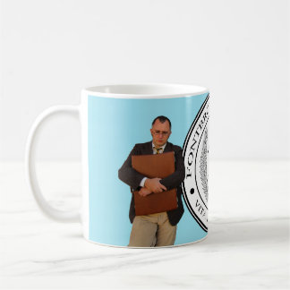 Professores na caneca azul