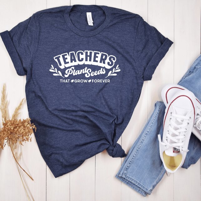 Professores Plantam Sementes Camiseta Inspiradora (Motivational teacher t-shirt)