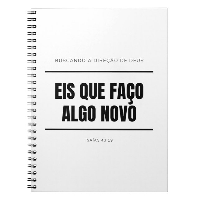 Profetizando - caderno personalizado (Frente)