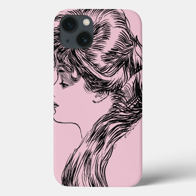 Profile Of A Gibson Girl, 1903 (Verso)
