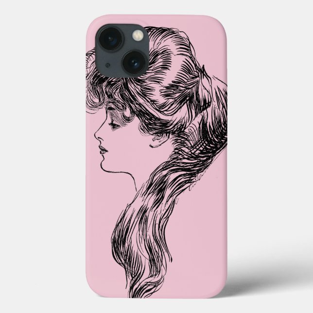 Profile Of A Gibson Girl, 1903 (Verso)