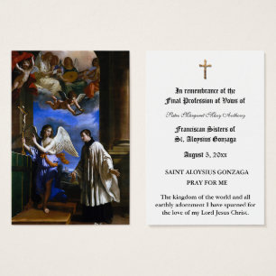 PROFISSÃO CATÓLICA NUN DE VOWS HOLY CARD