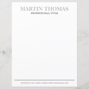 Profissional de Tipografia Simples da Caligrafia M