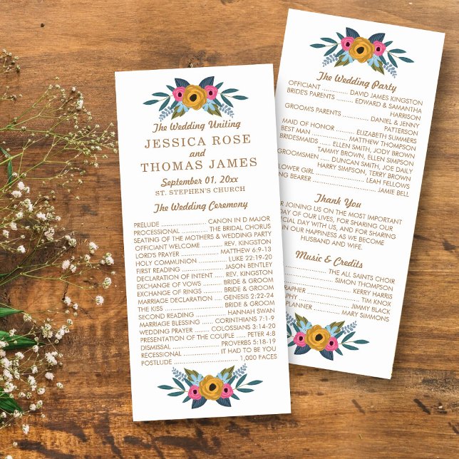 Programa A Coleção de Casamentos Brancos Floral Wreath (Criador carregado)