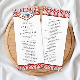 Programa A Coleção de Casamentos de Las Vegas do Damask Gli