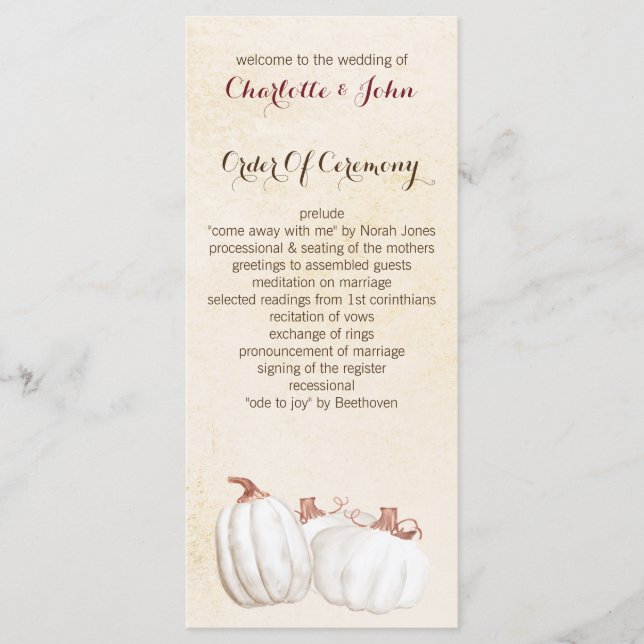 Programa Abóboras brancas fazem campanha de casamento (Frente)