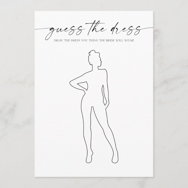 Programa Adivinha o jogo do Chá de panela de vestidos (Frente)