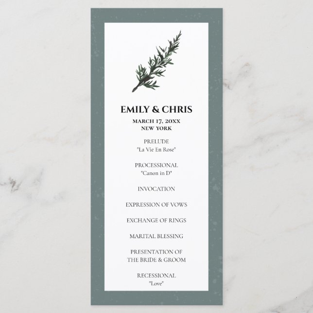 Programa Alegria de Natal | Cerimônia de Casamento no inver (Frente)