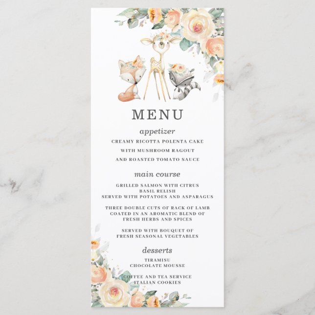 Programa Animais da Floresta Amarelo Chá verde (Frente)