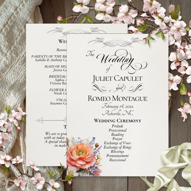 Programa Aquarela Flores Silvestres - Casamento Creme (Criador carregado)